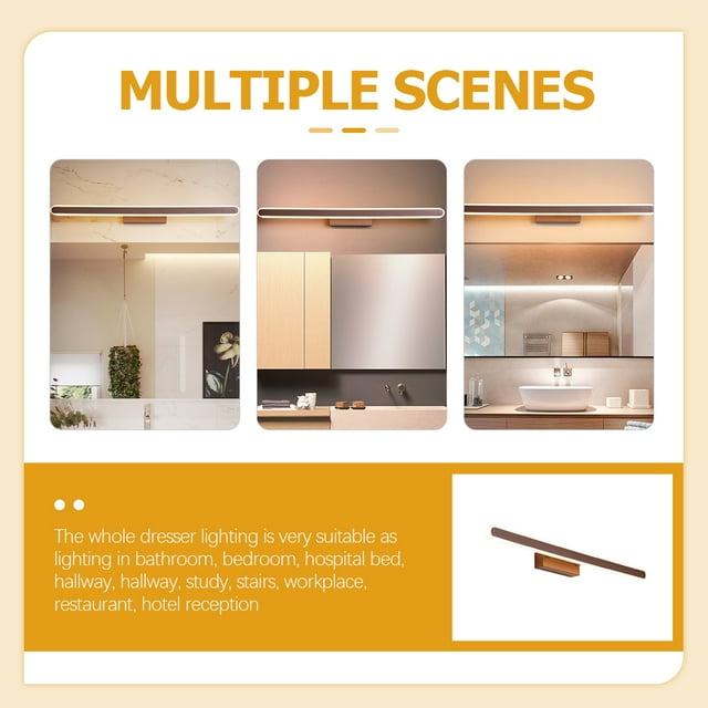 RENACLIPY 1 Set Mirror Lighting Fixture Aluminum Heat Dissipation LED Lights for Bathroom