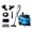 Black+Blue, variant on The Iron Hearth Portable Inverter Generator, for Outdoor/Home, Lightweight Design, Convenient Power Panel, Gasoline Fuel Tank Capacity