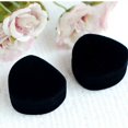 thumbnail image 4 of Anillo de joyería de terciopelo en forma de hermosa pendiente del corazón caja de la caja de almacenamiento caja de regalo (Negro), 4 of 4