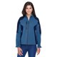 thumbnail image 1 of Chaqueta Soft Shell adherida de forro polar de tres capas con bloques de color Compass para mujer AZUL Extremo norte 78077, 1 of 1