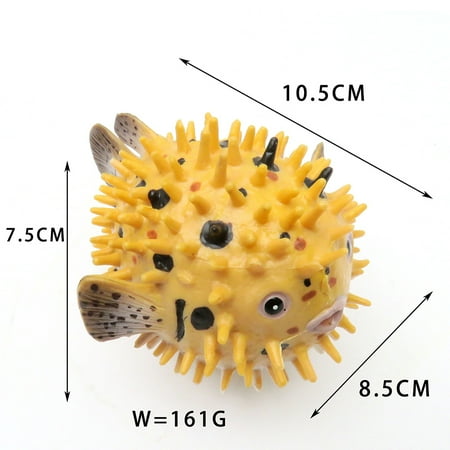

Ocean Animal-shaped Model 1Pc Simulated Ocean Animal-shaped Model Porcupine Fish Kids Toy Desktop Decor