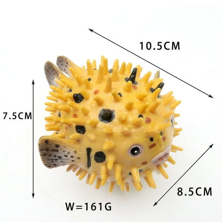 

Ocean Animal-shaped Model 1Pc Simulated Ocean Animal-shaped Model Porcupine Fish Kids Toy Desktop Decor