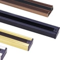 thumbnail image 2 of 8 Feet Metal 3 Wire Track Lighting Extension Rod, Silver, 2 of 5