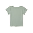 thumbnail image 2 of Wonder Nation Baby and Toddler Girl Pinafore Dress, 2-Piece Outfit Set, Sizes 12M-5T, 2 of 3