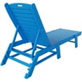 thumbnail image 4 of Ensemble de 3 Pcs Chaises Longues Adirondack Ajustables avec Table d'Appoint, 4 of 9