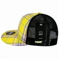 thumbnail image 3 of Decky 6016 6 Panel High Profile Structured Plaid Trucker Hat-109/Black, 3 of 3