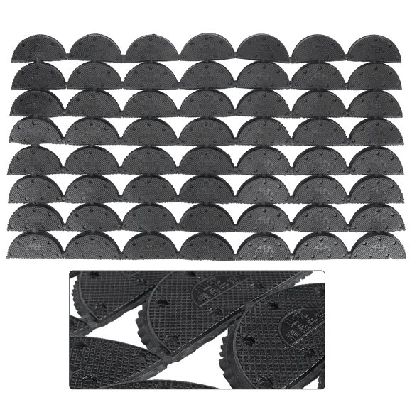 Hilitand Shoe Heel Repair, Shoe Repairing Accessories, Durable Anti-Slip Rubber Wear Resistance For Repairing Heel Pad Heel Savers Toe Plates Tap Shoe