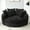 Black, variant on 59.8" Round Chaise Sofa with 8 Throw Pillows, Boneless Round Sofa with Upholstered Seat, Chenille Loaf Sofa for Living Room Apartment Dorm, Orange