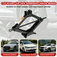 thumbnail image 6 of 1.5 Ton (3306 lbs) Scissor Jack Kit - Quick Lift for Tire Changes, Compatible with Autos, SUVs, and MPVs, 6 of 7
