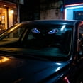 thumbnail image 3 of BYJKING Solar Devil LED Car Ornament, 6.02*1.89 IN Dynamic Dashboard Figure with Lighted Expression for Halloween Auto Decor and Gifts Blue, 3 of 6