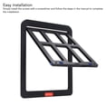 thumbnail image 3 of Slide Gate Frame, Pet Flap Door Widely Applicable Durable  For Pets Black, 3 of 8