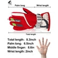 thumbnail image 2 of PULLIMORE Winter Kids Ski Gloves Cold Weather Waterproof Warm Snowboard Sport Mittens for Boys Girls (Red), 2 of 9