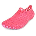 thumbnail image 2 of JEFFRICO Girls Water Shoes Anti Slip Kids Water Shoes Outdoor Beach Swim Color: Pink Size: 4, 2 of 7