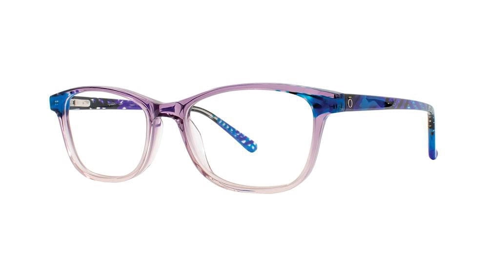 Flat Earth FE279 Crystal Lilac Eyeglass Frame