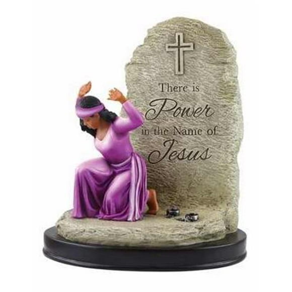 African American Expressions 218799 Figurine-Puissance au Nom de Jésus