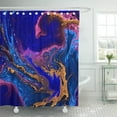 thumbnail image 1 of ABPHQTO Hermoso abstracto veteado moderno creativo colores mezclados fantasía pintura colorida cortina de ducha de baño 165x180 cm ABPHQTO PKNMT66x72Shower-90, 1 of 2