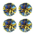 thumbnail image 1 of Youkk 4 Pcs Pompons de Cheerleading Colorés pour Se Démarquer sur le Terrain Confortables Bleu Or Mélangé, 1 of 6