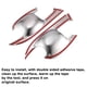 thumbnail image 4 of Manija de puerta exterior Unique Bargains para Toyota RAV4 tono plateado 4 Uds, 4 of 6