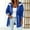 Blue women fall winter hooded jacket a1, variant on Women's Fall Winter Hooded Zip Up Drawstring Jackets Casual Basic Blazer Coat Loose Sweatshirt Solid Everyday Outerwear Fashion, Red S