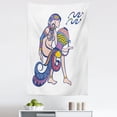 thumbnail image 1 of Zodiac Signs Tapestry, Colorful Aquarius Design Tribal Style Motifs Colorful Illustration, Fabric Wall Hanging Decor for Bedroom Living Room Dorm, 5 Sizes, White and Multicolor, by Ambesonne, 1 of 1