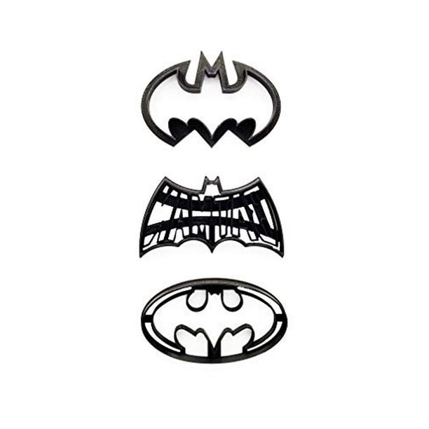 Batman Logo, Bat-Signal and Bat Symbol Cookie Cutters (3 Pack) 