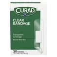 thumbnail image 3 of Curad Clear Adhesive Bandages, Clear, 30 Ct, 3 of 5