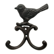 Antique Vintage Animal Cast Iron Bird Wall Hanger Hooks Rack, Decorative Indoor Outdoor Home Garden Country Farmhouse Garage Rustic Wall Mounted Hooks for Hanging Coats Keys Tools holder