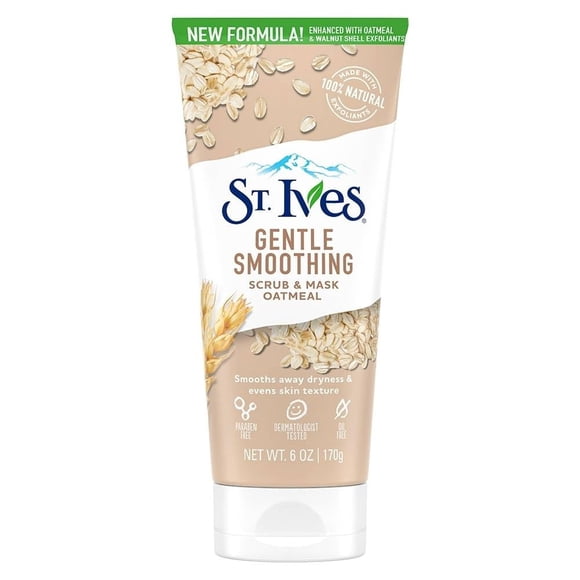 Exfoliante facial St. Ives gentle smoothing scrub and mask oatmeal 170 g