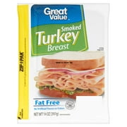 Great Value Smoked Turkey Breast, 14 Oz.