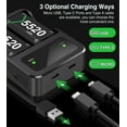 thumbnail image 6 of BEBONCOOL Rechargeable Battery Pack for Xbox One/Xbox Series X|S,2x5520mWh Controller Battery Pack Compatible with Xbox One S, Xbox One X, Xbox One Elite Controller,Xbox Accessories, 6 of 8