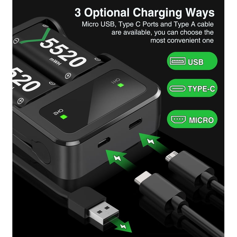 Beboncool Xbox Series X/S Rechargeable Battery Pack photo 5