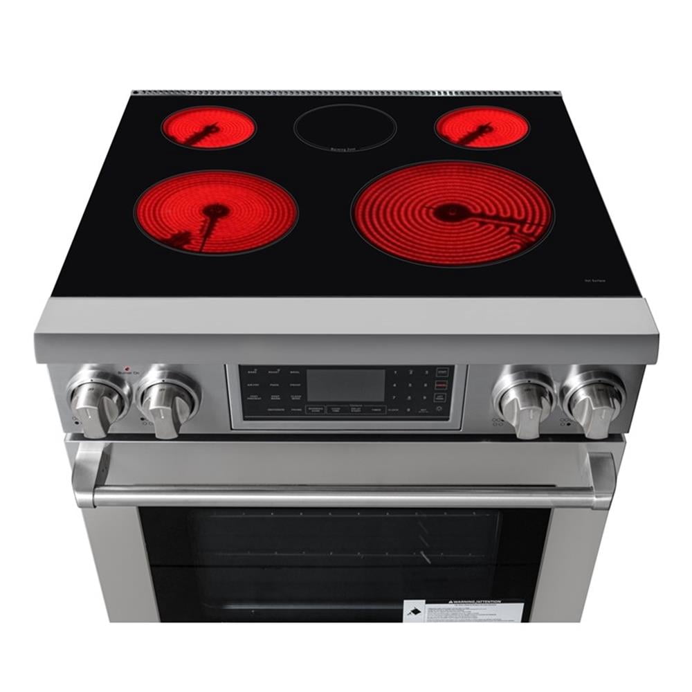 Pemberly Row 30" Electric Professional Range with Tilt Panel & Digital controls