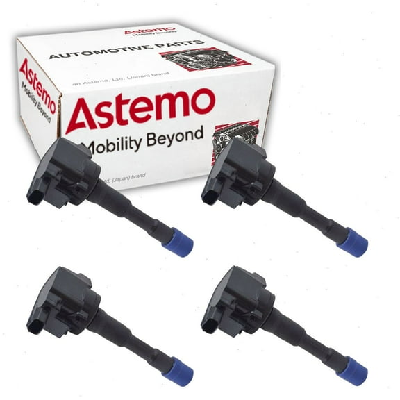 4 pc Hitachi IGC0081 Ignition Coils compatible with 30520-RBJ-003 48751 C-957 UF627