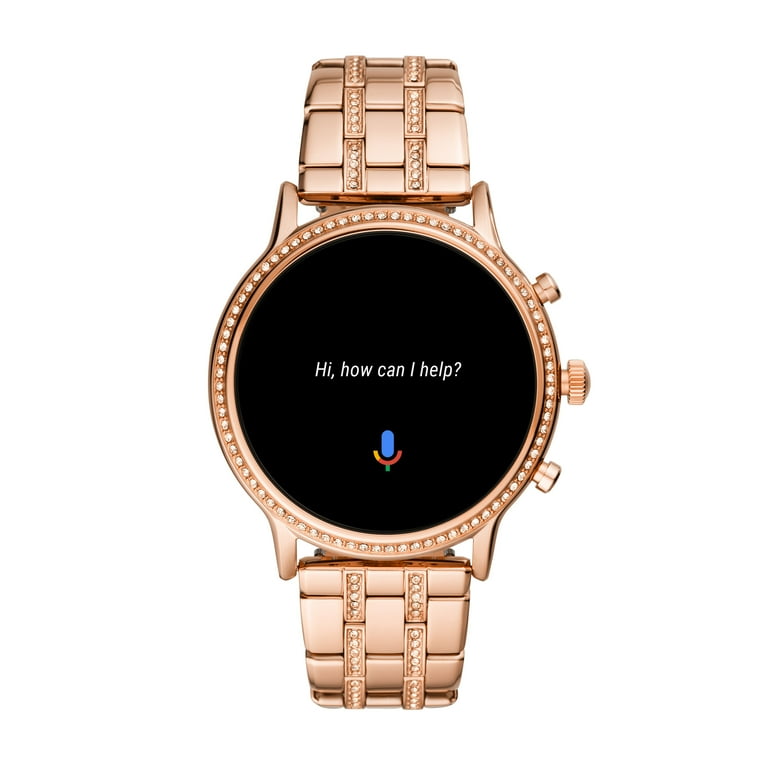 Fossil Gen 5 Julianna HR Smartwatch Rose Stainless Steel Walmart
