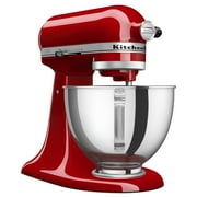 KitchenAid Deluxe Series 4.5 Quart Tilt-Head Stand Mixer with Stainless Bowl, Empire Red, KSM97ER