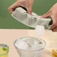 thumbnail image 1 of Bandeja grande de cubitos de hielo de silicona para whisky y cócteles - moldes cuadrados grandes de bloques de hielo con tapa para bebidas antiguas y congelador, 1 of 6