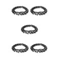 thumbnail image 1 of Thinsony Distinctive Gothic Punk Dragon Scale Bangle 48 inches Cool and Contemporary Black 7.48 Inch 5Set, 1 of 6