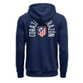 thumbnail image 3 of Men's 1863FC  Navy Atletico de Madrid True Glory Fleece Hoodie, 3 of 3