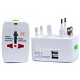 thumbnail image 1 of Universal Adapter Dual USB Power Charger Converter International Travel Electric Plug Portable All in One Converting Socket,Maoww, 1 of 9