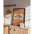 thumbnail image 5 of HAUS AND HUES Vintage Travel Posters Hawaii Surf Decor - Peach Wall Decor Aloha Signs for Home Decor Vintage Hawaii Art Travel Poster Hawaii Surfer Room Decor License Plate (24x36 Unframed), 5 of 6