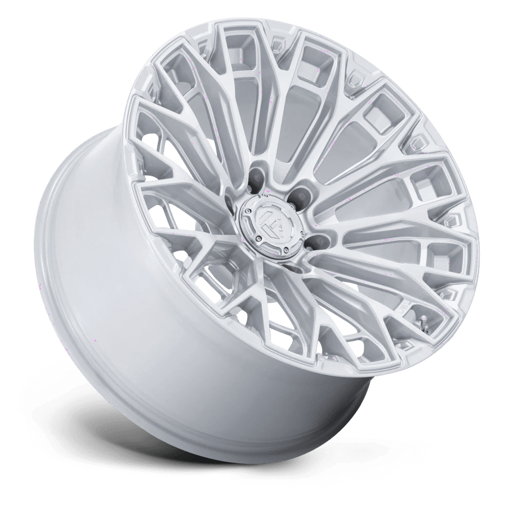 17x9 Fuel Off-Road FC882 Trax Gloss Silver W/ Machined Face Wheel 6x5.5 (-12mm)