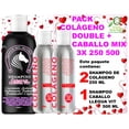 thumbnail image 1 of COLÁGENO DOUBLE + CABALLO MIX 3X 250 500 VIVONATURAL. 2 Shampoo de Colágeno Regenerador capilar VIVONATURAL de 250 ml y 1 Shampoos Caballo LleguaVit crecimiento acelerado VIVONATURAL de 500 ml, 1 of 6