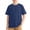 Blue, variant on Boys T-Shirts Tee, Solid Color 100%Cotton Short Sleeve Crew Neck Casual Tops for Kids Light Blue Size 4