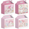 thumbnail image 3 of My Melody Party Favor Boxes - 12 Pcs Party Favor Candy Boxes for Anime Theme Birthday Party Supplies Decor,Girls Kids Birthday Game Party Kraft Paper Gift Bag Decorations, 3 of 5