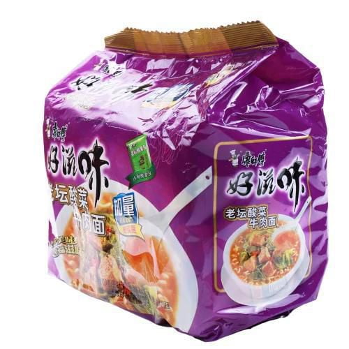 Suancai & Beef Flavor Instant Noodle