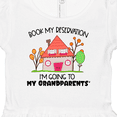 thumbnail image 4 of Inktastic Book My Reservation I'm Going to My Grandparents'- House Girls Baby Dress, 4 of 5