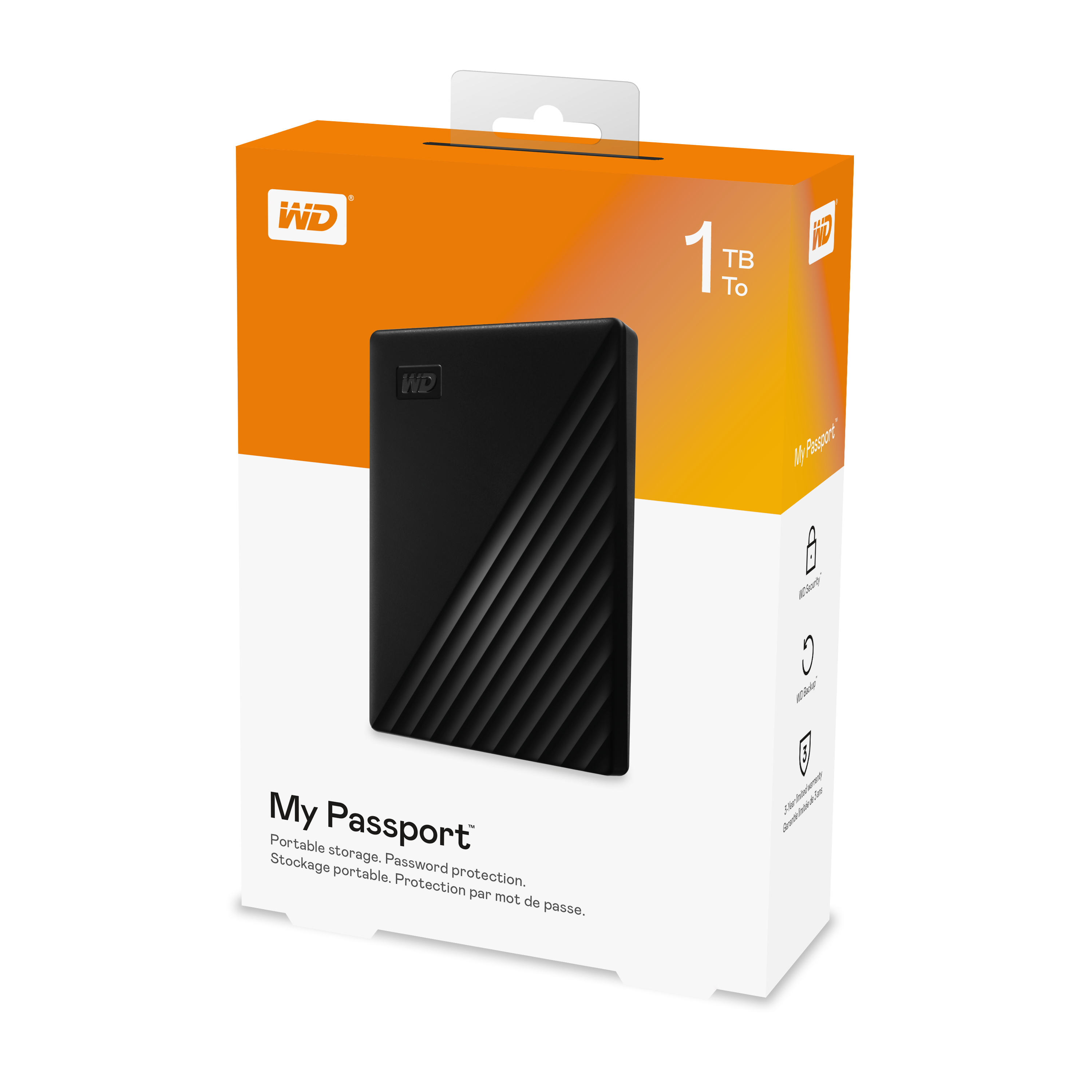 Buy WD 8TB My Passport Portable External Hard Drive, Black