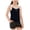 F048-Black, variant on hengsof Girls Solid Color Bow Camisole Summer Sleeveless Thin Casual Basic Top Children's Fashionable Comfortable Camisole