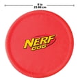 thumbnail image 2 of Disco Volador de Nylon Nerf Dog Grande Rojo para Perros, 2 of 6