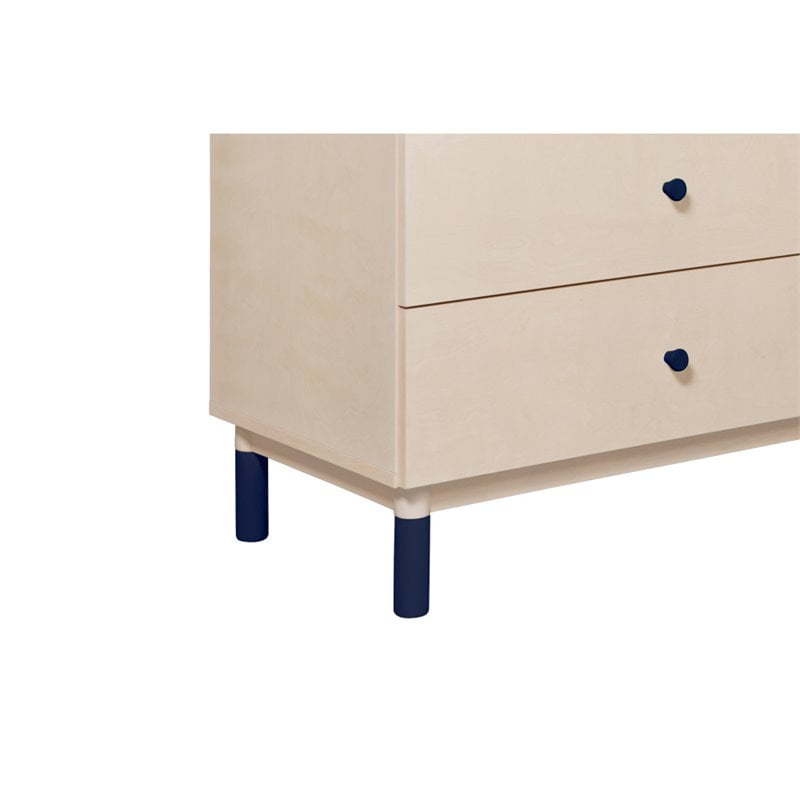 Babyletto Gelato Crib and Dresser Feet Pack in Navy Blue